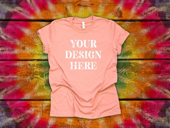 tie dye bella canvas