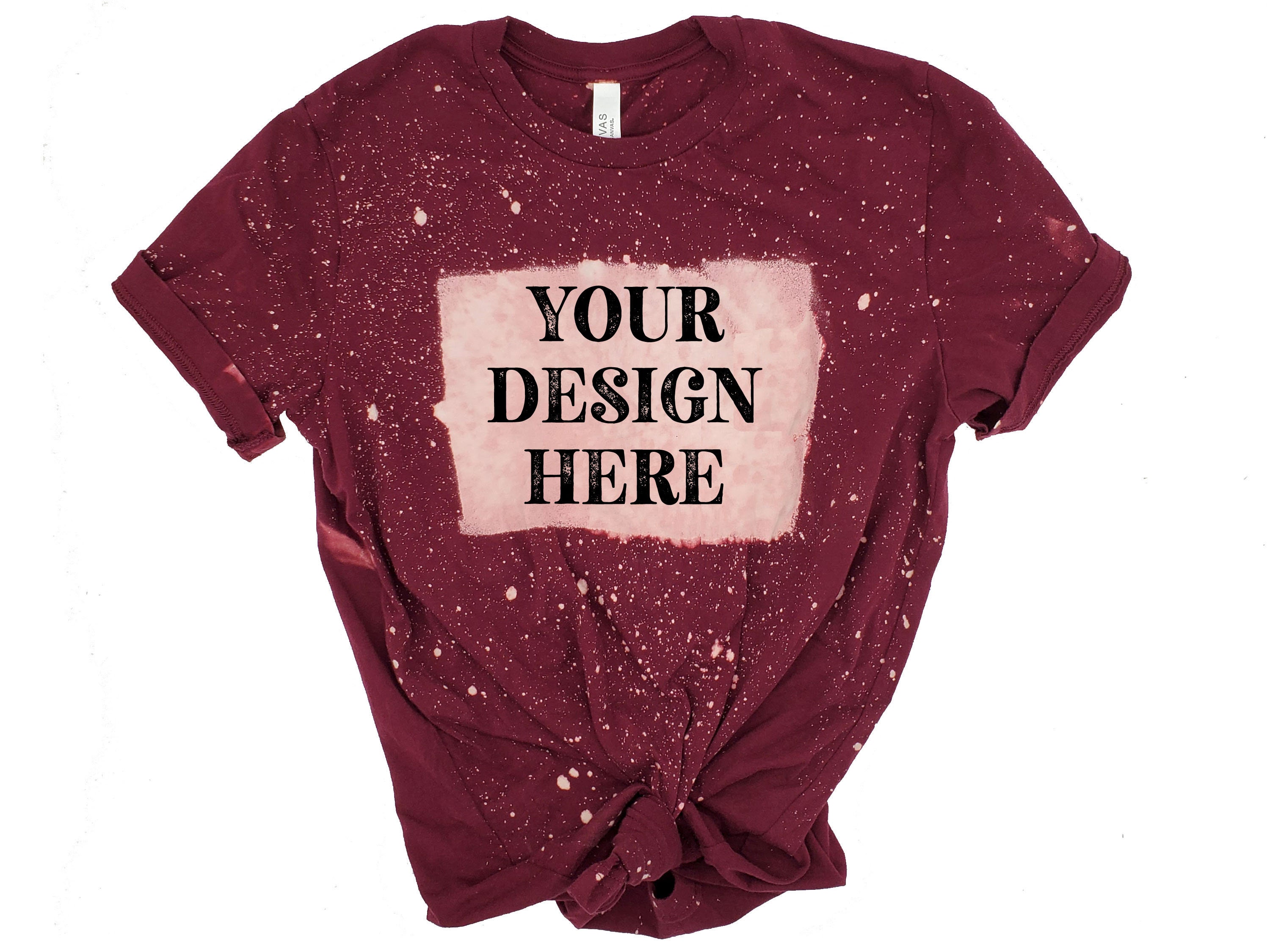 bella canvas bleached shirts
