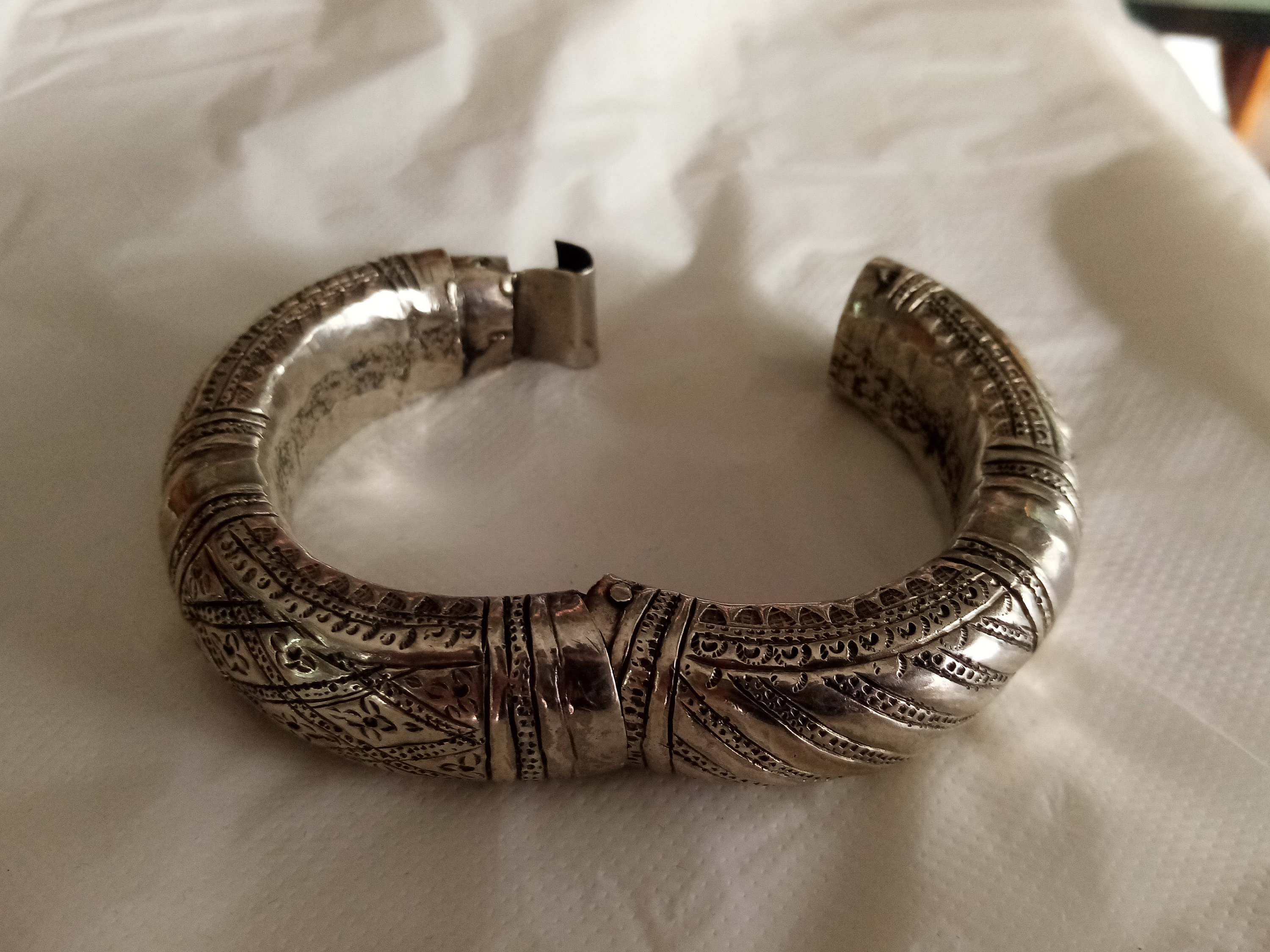 Raro amazigh bereber marroquí pulsera de plata niello antiguo Etsy