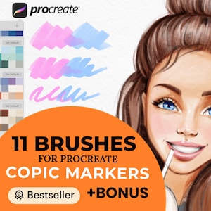 Pennello per procreate Pennello Copic Tavolozza Copic per procreate