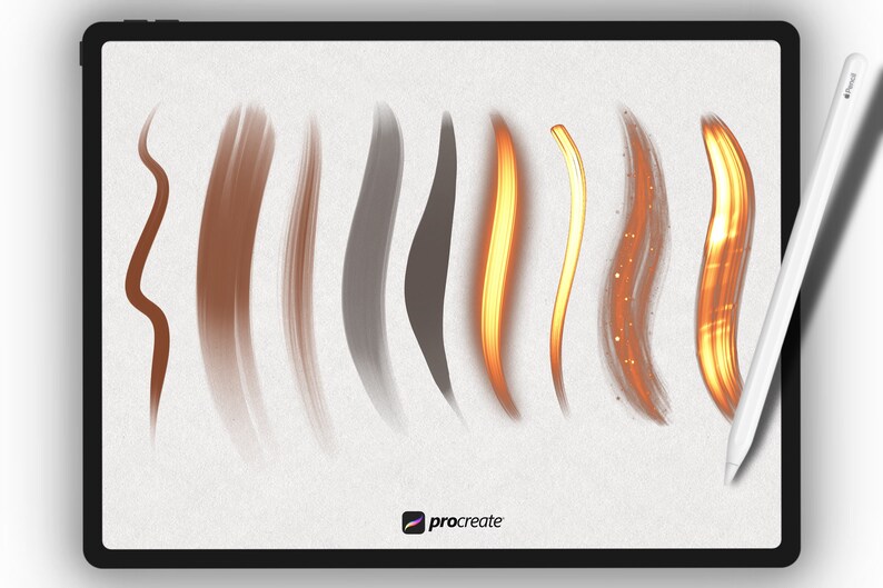 Procreate Hair Brushes. Hair Procreate Brush. Procreate Hair Etsy