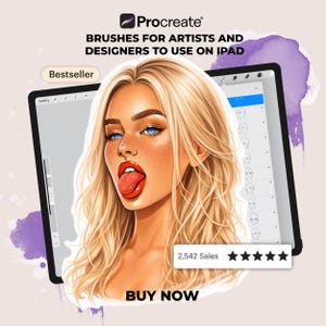 Procreate Portrait brushes | Procreate Face Stamp Brushes | Eyes Stamp brush | Face Stamp Brushes procreate | Head stamp brushes | Procreate