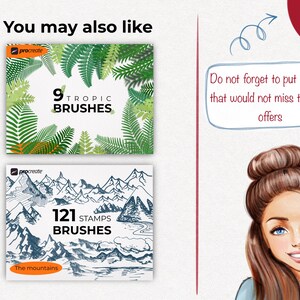 Pocreate Flower Stamps | Procreate Floral Brushset | Procreate Stamp ...