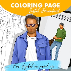 Man clipart, male clipart, Black man clipart, boyfriend clipart, black men clipart, people clipart, groom clipart, african american man