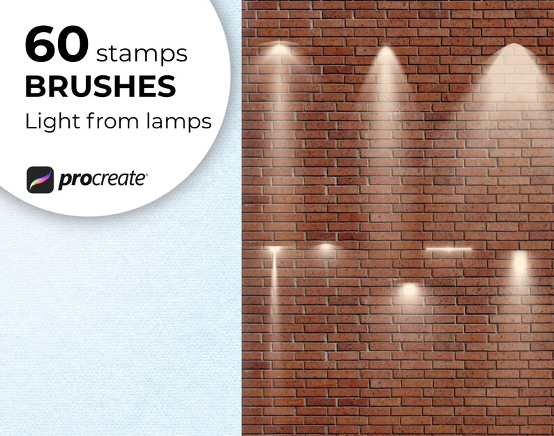 Light for Interior and Exterior Stamp Brushes for Procreate Arhitecture ...