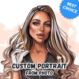 Custom Cartoon Logo / Portrait drawing / Cartoon character / Cartoon logo / Cartoon Logo For Business /Cartoon Portrait / Cartoon from photo