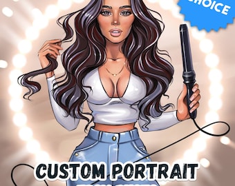 Logo cartone animato personalizzato / Disegno ritratto / Personaggio cartone animato / Logo cartone animato / Logo cartone animato per affari / Ritratto cartone animato / Cartone animato da foto