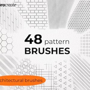 Procreate brushes for interior skethc procreate arhitectural brushes, Sketch plan brushes, Brick procreate , pattern