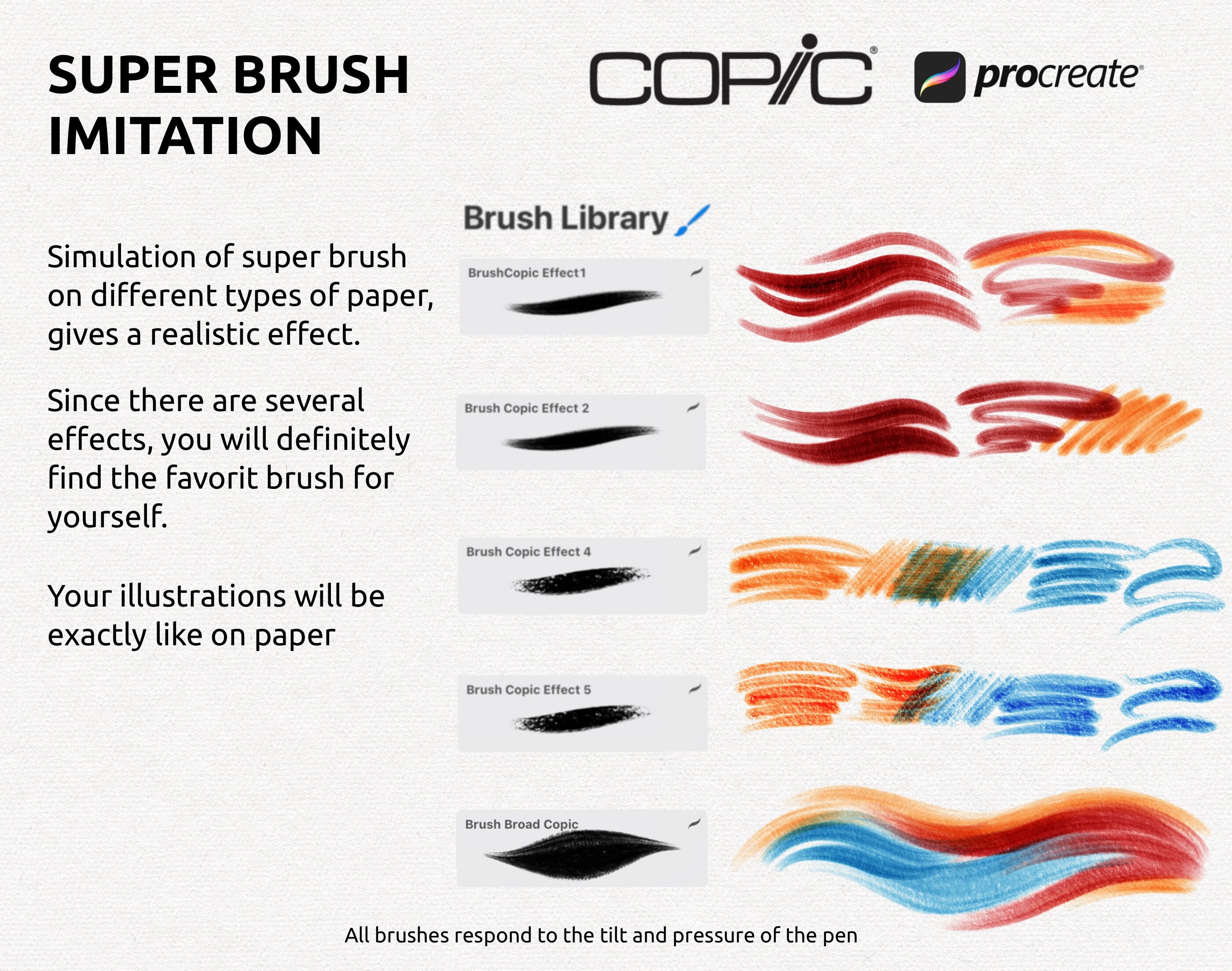 Brush for procreate Copic brush Copic pallet for procreate | Etsy