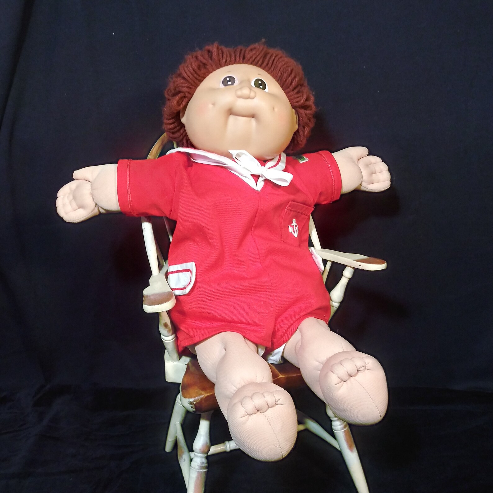 Vintage 1980s Cabbage Patch Doll, Boy, Xavier Roberts, Red Sailor Suit Etsy UK