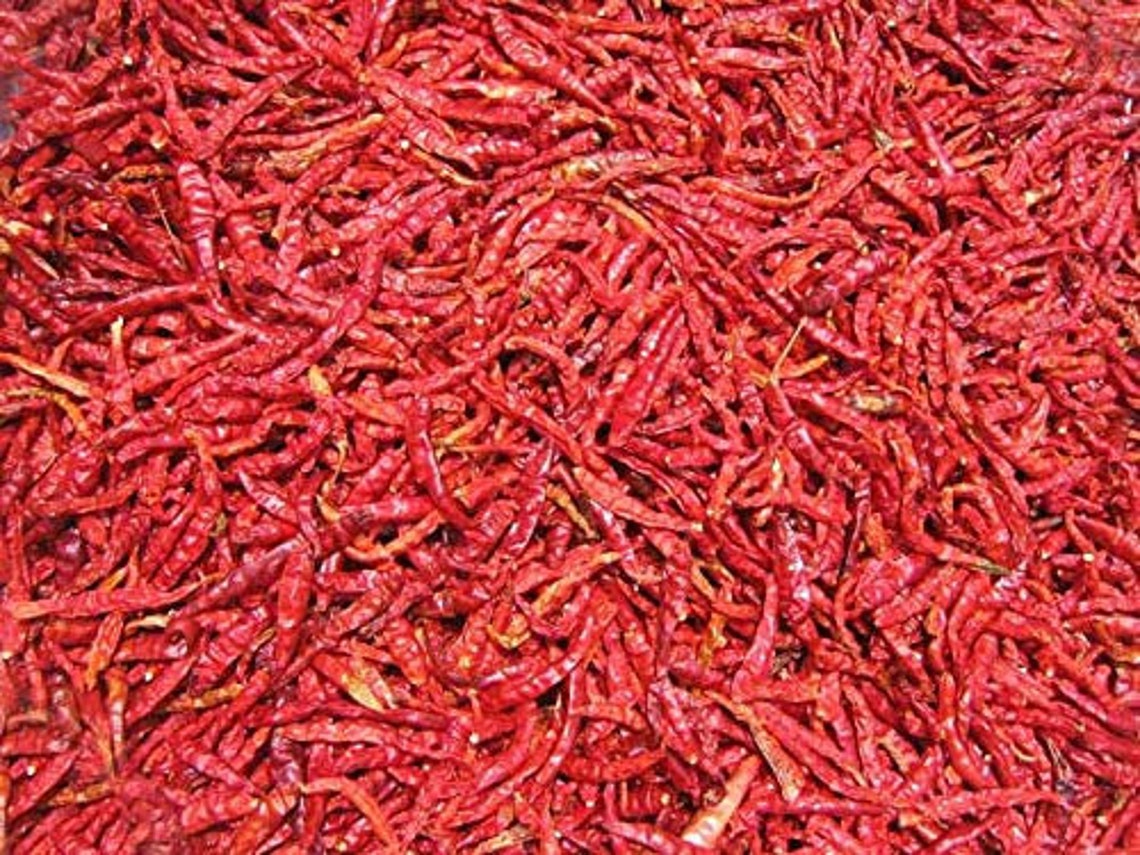 Organic Red Chilli Chilli Natural Mathania Dry Red Etsy