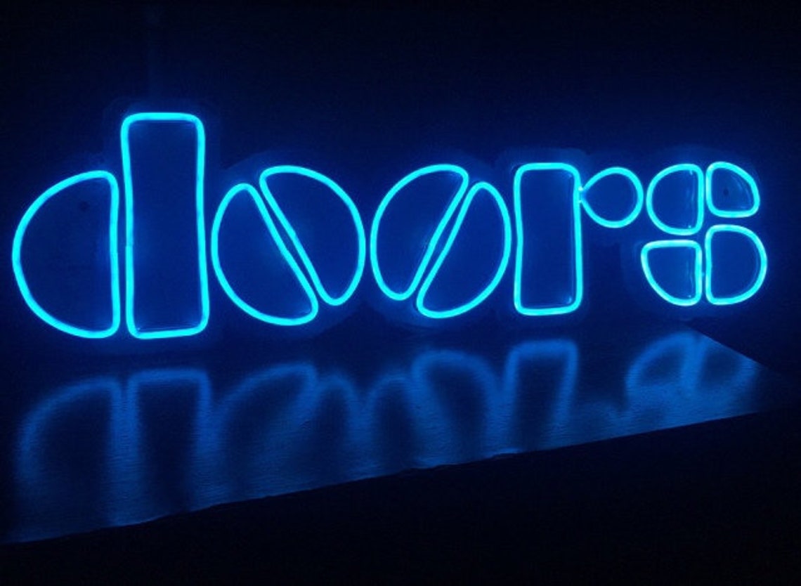 The Doors band LED neon sign gift or decor music light Etsy