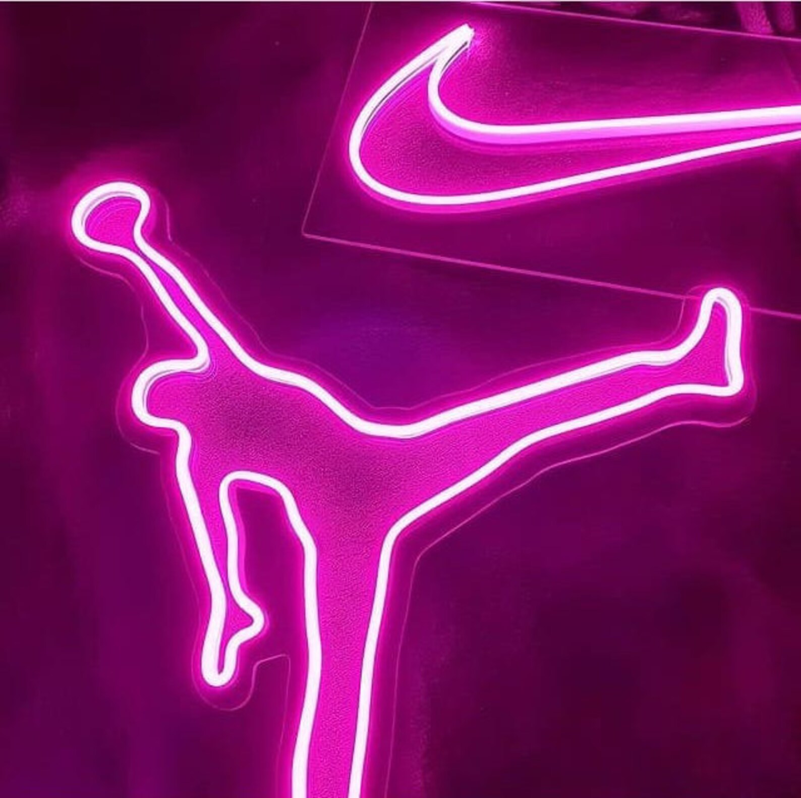 Jordan LED Neon Sign Air Jordan neon sign Michael Jordan Etsy