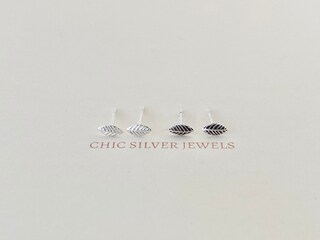 Set Di 2 Paia Di Orecchini In Argento 925 Con Zirconi – Misure 5 Mm E 7 Mm, Per Donna E Ragazza, In Sacchetto Tessuto