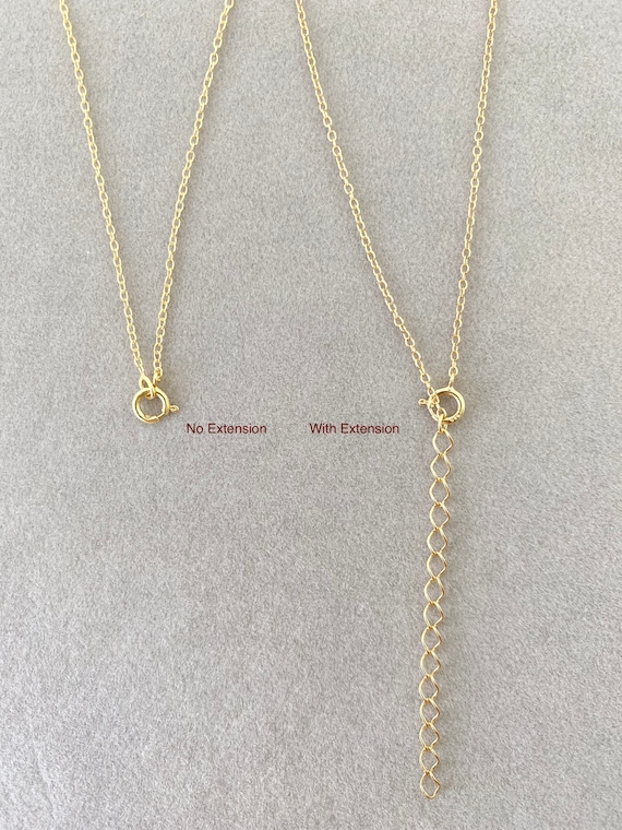 925 Sterling Silver 1mm Cable Chain Extenders - Set Of 5, 1" To 6" Lengths, Made In Italy, For Necklace, Bracelet, Anklet - View #9