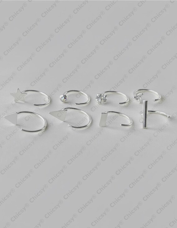 Orecchini A Cerchio In Argento 925 Con Zirconi – Design Semplice Ed Elegante (1,6 Cm) - 2