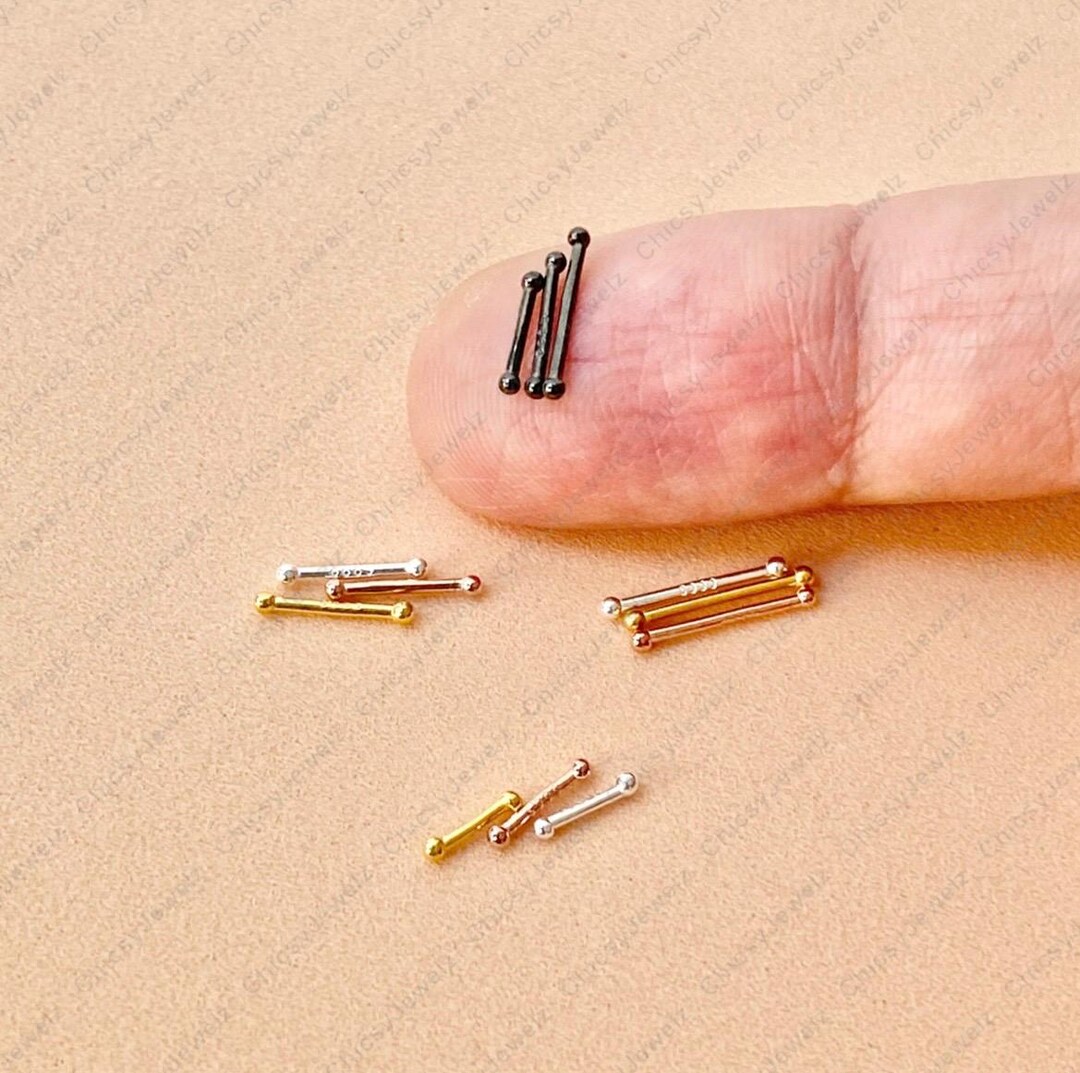 Orecchini a bottone a sfera in oro giallo 14k: 2-9 mm, chiusura a pressione - Italia
