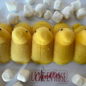 Marshmallow Peeps Wax Melts: Coconut Wax Snap Bar, Easter Gift