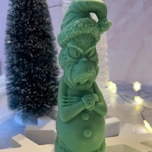 Christmas Candle, Grinch Candle, Candle Decor, Christmas Gift, Christmas Decor, Natural Wax, Scented Christas Candles