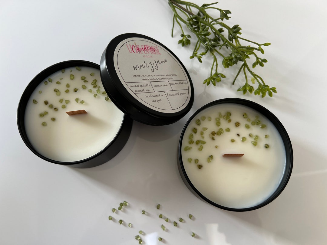Mary Jane Coconut Apricot Candle Tin/luxury Candles/natural Wax/eco