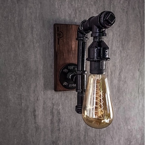 Loft wall sconce, Outdoor sconce, Farmhouse sconce, Wall light sconce, Black sconce, Wall sconces, Sconce lighting, Sconce pair