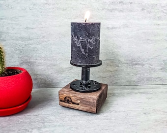 Candle candelabra, Iron candleholder, Loft candleholder, Industrial candleholder, Antique candleholder, Candleholder, Modern candleholder