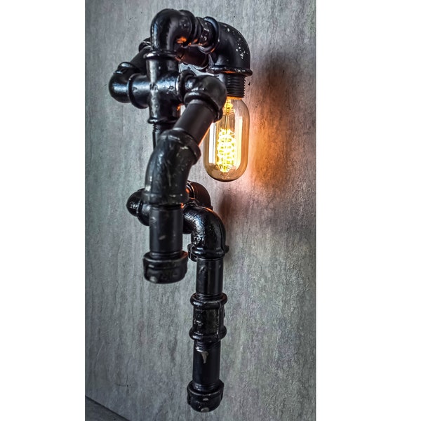 Industrial wall sconce, Modern light sconce, Steampunk wall sconce, Iron wall sconce, Edison lamp sconce, Sconce pair, Wall sconces