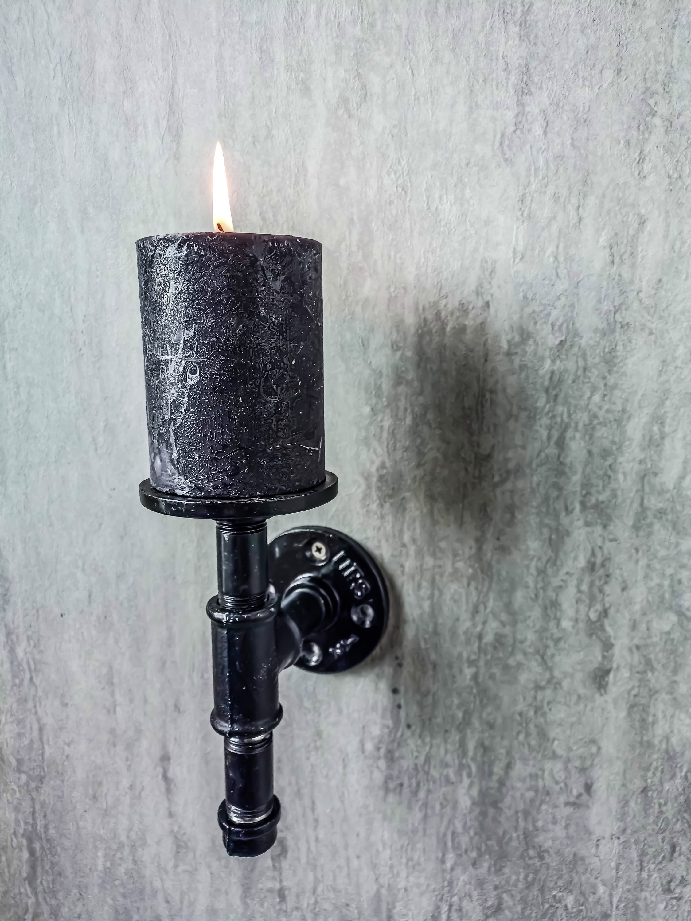 キャンドルスタンド　インダストリアル キャンドルホルダーS｜ZACK 40689 CUEDO キャンドルプレート