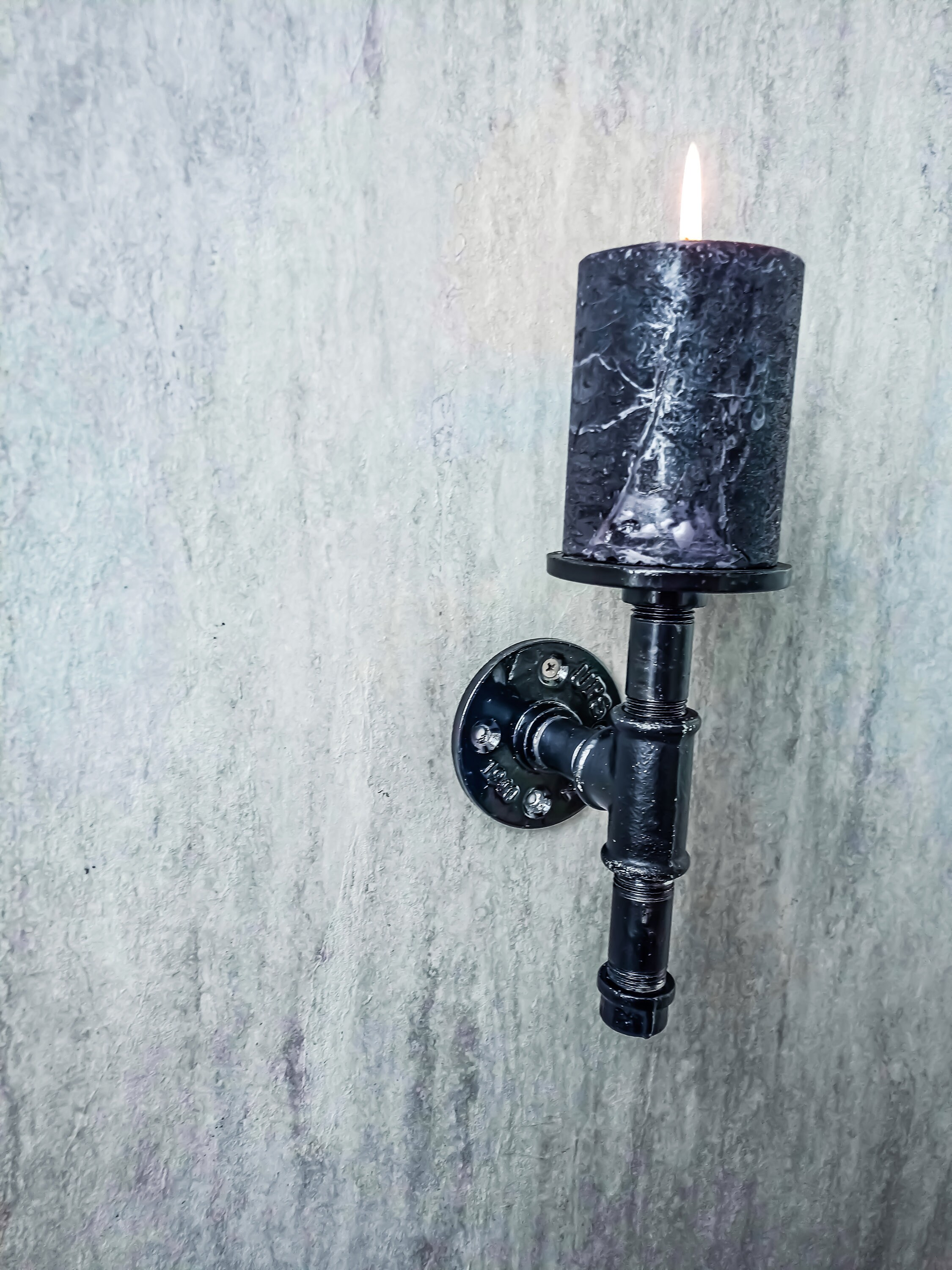 キャンドル燭台、鉄製キャンドルホルダー、ロフトキャンドル