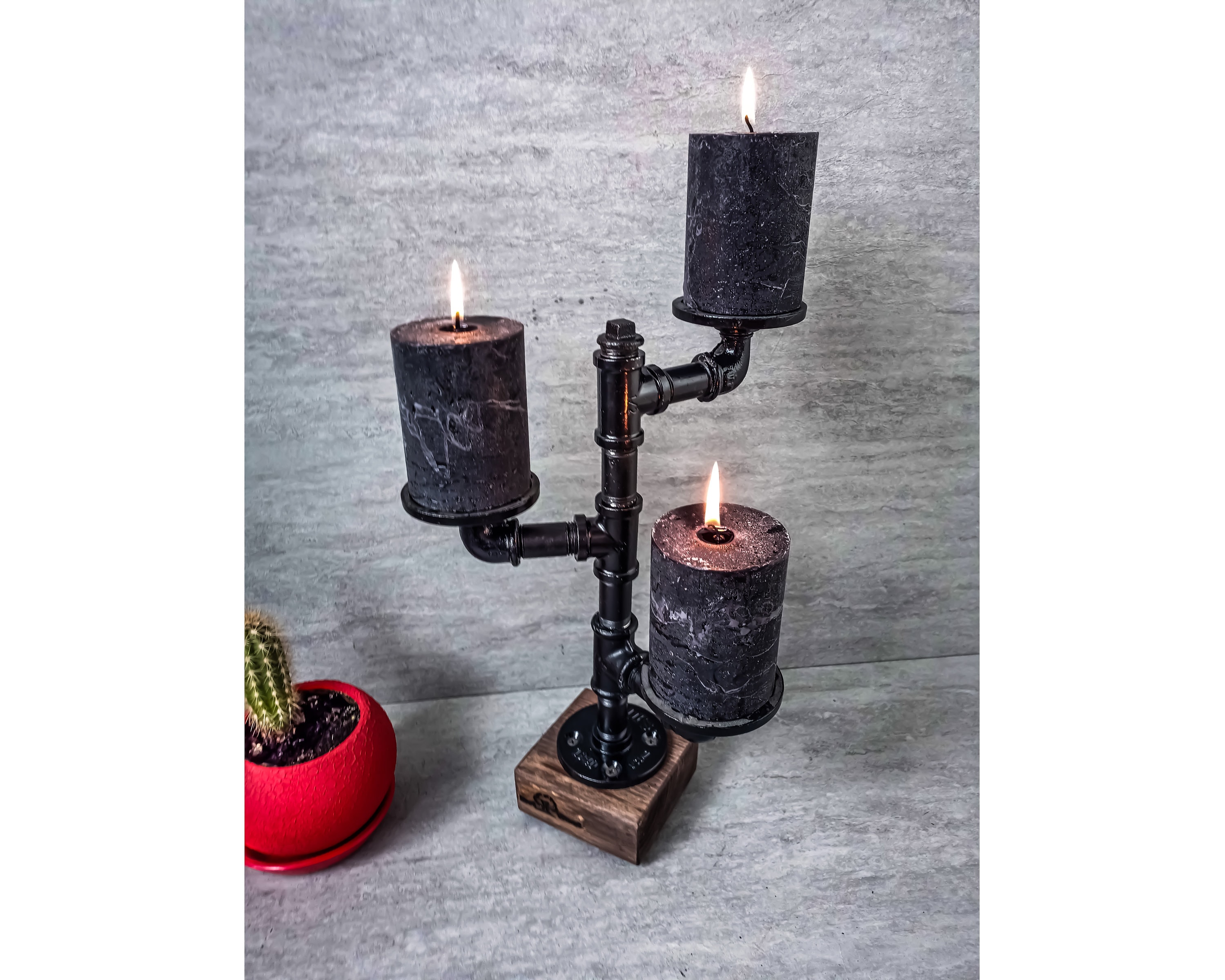 Steampunk Candle Holder