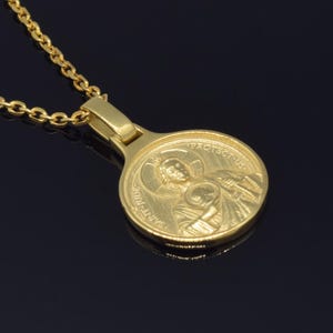 Saint Jude Religious Necklace, Christian Silver Jewelry