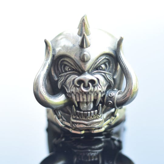 Motorhead Snaggletooth War Pig Silver Ring - Tribute to Rock