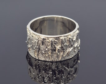 Running Horses Wide Ring, Chunky Ring, Horse Lover Gift, Equestrian Jewelry
