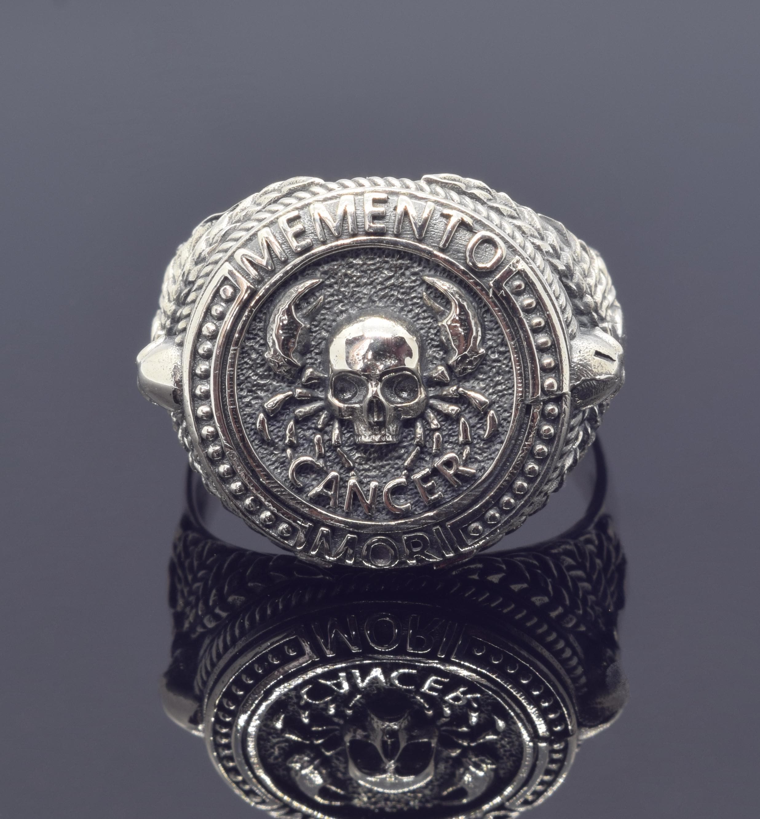 Memento mori signet ring - Etsy 日本