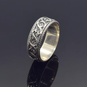 Noorse zilveren ringen, Keltische ring, Keltische trouwring, ringen voor hem en haar