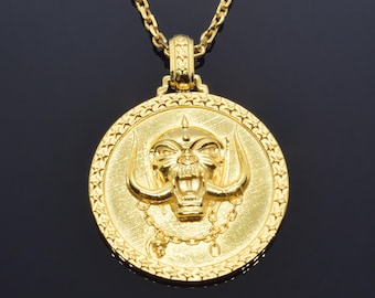 Motorhead Warpig Pendant, Motörhead Snaggletooth Necklace