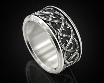 Thorn Crown Silver Ring Band: A Symbol of Enduring Spirit and Nature