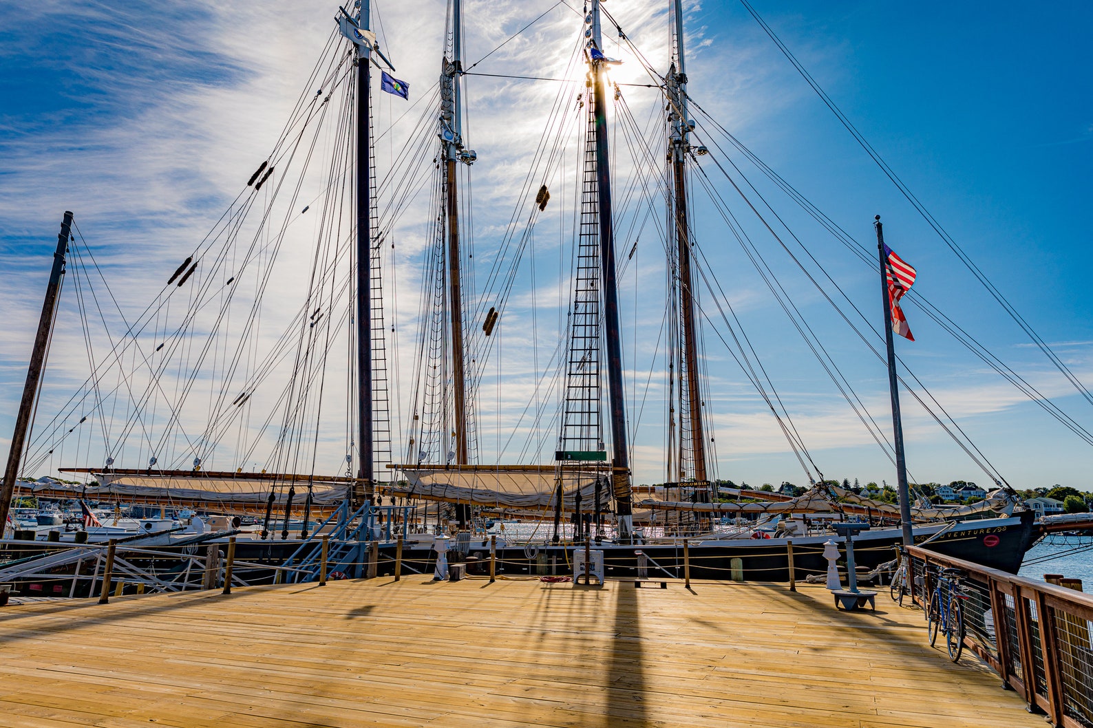 Sail Boat in Baltimore Harbor Etsy