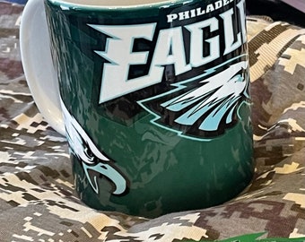 Eagles Coffee Mug, Philadelphia Eagles Ceramic Mug, Eagles Fan Gift, Football Coffee Mug, Gameday Mug, Eagles Gift for Him, Fathers Day