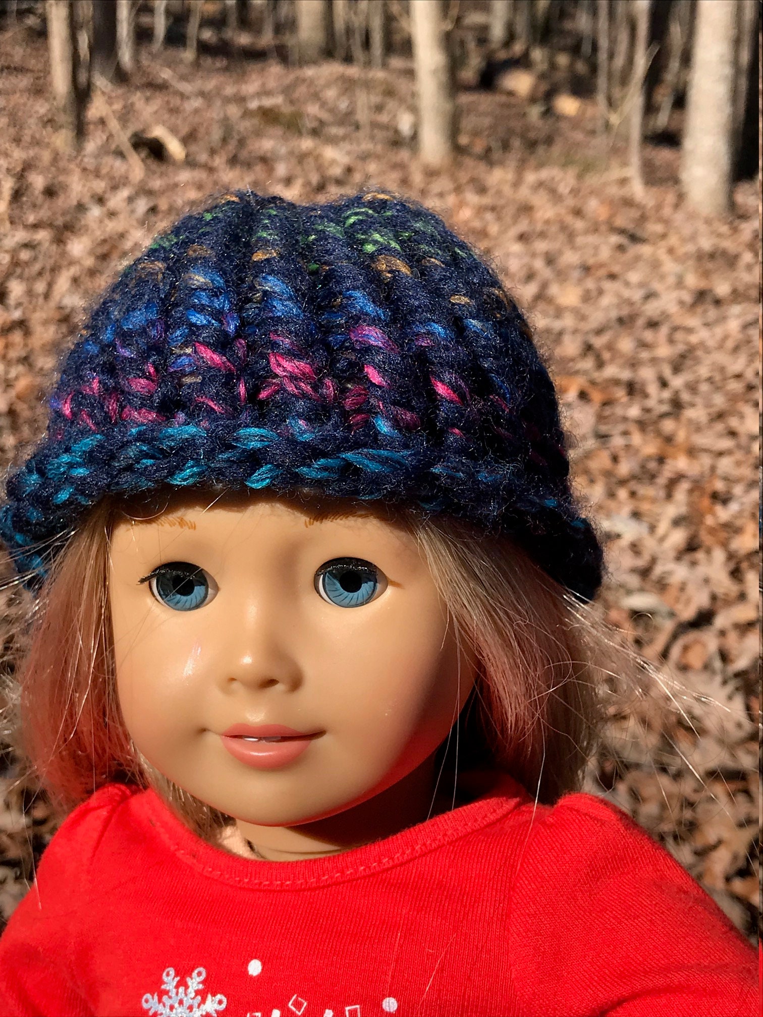 American Girl handmade knitted hat Etsy