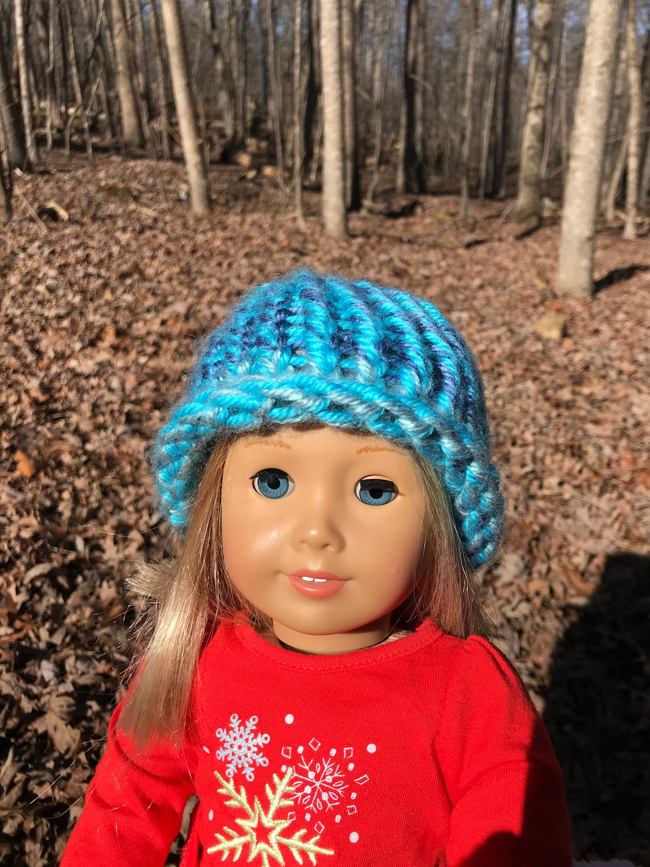 American Girl handmade knitted hat Etsy
