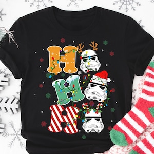 Stormtrooper Christmas T-shirt, Disney Ho Ho Ho Shirt, Star Wars Xmas Holiday Sweatshirt, Disneyworld Xmas Trip Man Hoodie
