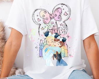 Disney Frozen T-Shirt, Princess Elsa and Anna Shirt, Minnie Head Castle Sweatshirt, Magic Kingdom Tee, Disneyworld Girls Trip Shirt