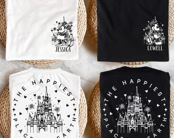 Mickey and Minnie Couple Shirt, Disney Mickey and Minnie T-Shirt, Couple Matching Sweatshirt, Disney Family Trip Sweater, Disneyland T-Shirt
