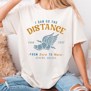 Disney Hercules T-Shirt, I Can Go The Distance Shirt, Disney Pegasus Shirt, Hercules Marathon Shirt, Disney From Hero To Zero Tee