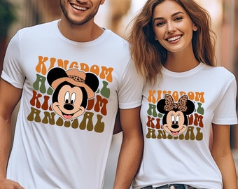 Disney Animal Kingdom Mickey Minnie Shirt, Safari Couple Matching Sweatshirt, Disney Trip Shirts, Disney Birthday Shirts, Disneyworld Shirts