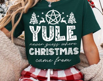 Yule Christmas T-shirt, Pagan Holiday Sweatshirt, Yuletide Christmas Tee, Winter Solstice Shirt, Yuletide Festival Hoodie, Pagan Xmas Shirt