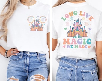 Disney lang leve All The Magic We Made T-shirt, T-shirt Disney prinsessen kasteel, shirt Magical Castle Kingdom, T-shirt Disneyland vakantiereis