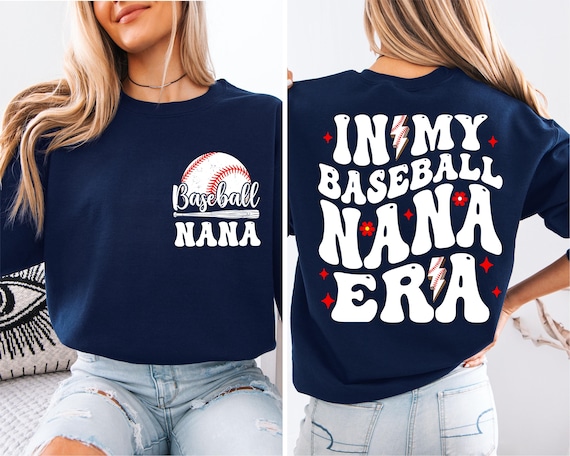 Baseball Nana Shirt, Sports Nana T-Shirt, Cheer Nana Sweatshirt, Baseball Grandma Shirt, Sports Gigi T-Shirt, Nana Sweatshirt