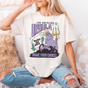 Disney Ursula Shirt, Villains T-Shirt, Bad Witches Shirt, Wicked Sea Witch Tee, The Ruthless Ursula Shirt, Disney Sea World Shirt